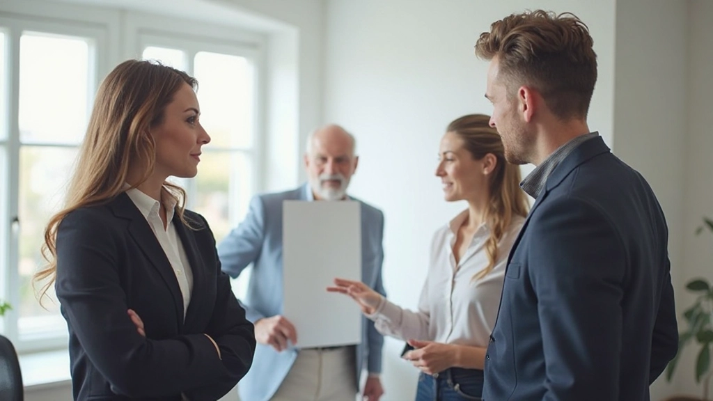 Team av människor som samarbetar vid ett whiteboard under ett möte