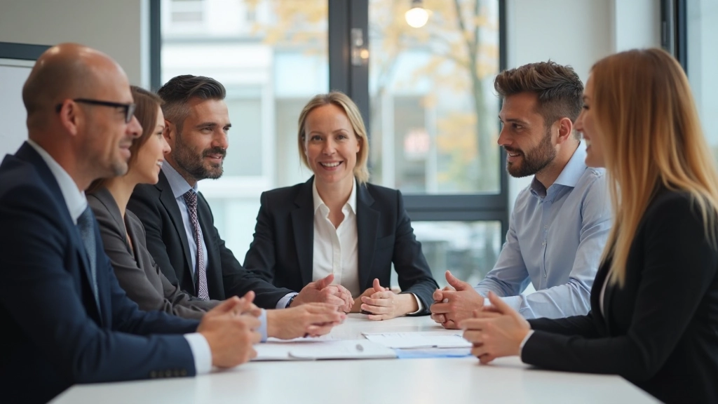 Team som samarbetar digitalt med bärbara datorer och moderna verktyg